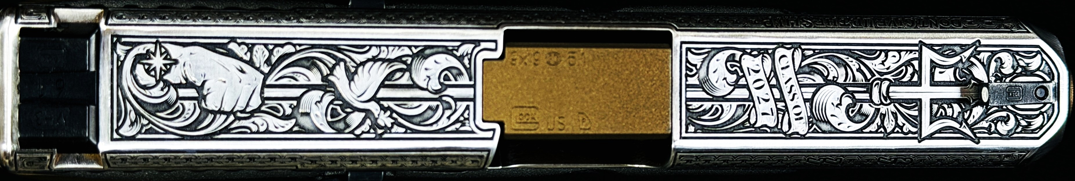 Engraved USNA Class of 2027 slide artwork honoring the Naval Academy